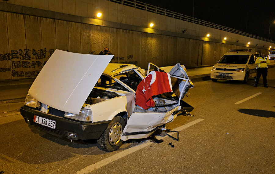 Asker uğurlama konvoyunda kaza: 4 yaralı