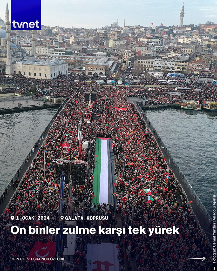 On binler Galata Köprüsü'nde