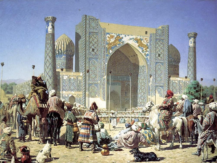 Kervan Bağdat'tan çıktıktan sonra ilk uzun soluklu duraklamasını Buhara'da gerçekleştirdi.