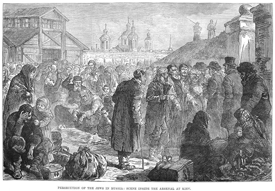 19. yüzyılda Yahudi diasporasının temel merkezleri Rusya ve Polonya'da Yahudilere gerçekleştirilen zulümler katlanarak devlet destekli pogromlara (katliam) dönüştü.