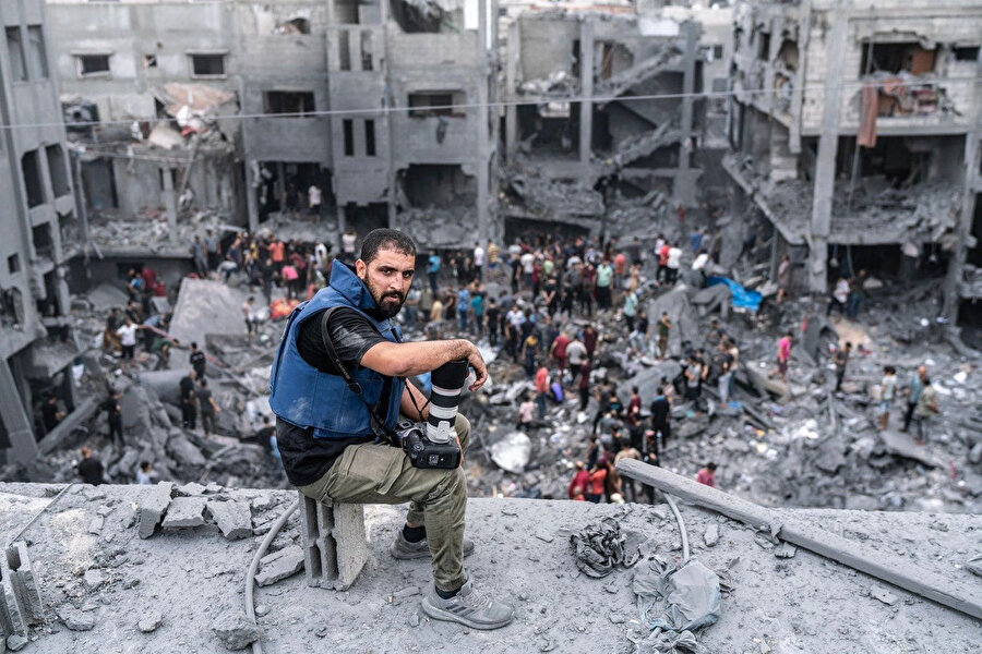 AA foto muhabiri Ali Cadallah da İsrail saldırılarından yararlananlar arasında bulunuyor.