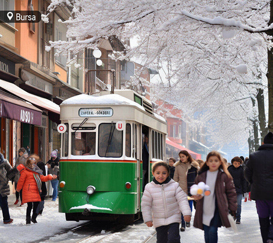 Baktık ülkemize kar yağacak gibi değil çocuklar sevinsin diye yapay zekayla illere kar yağdırdık
