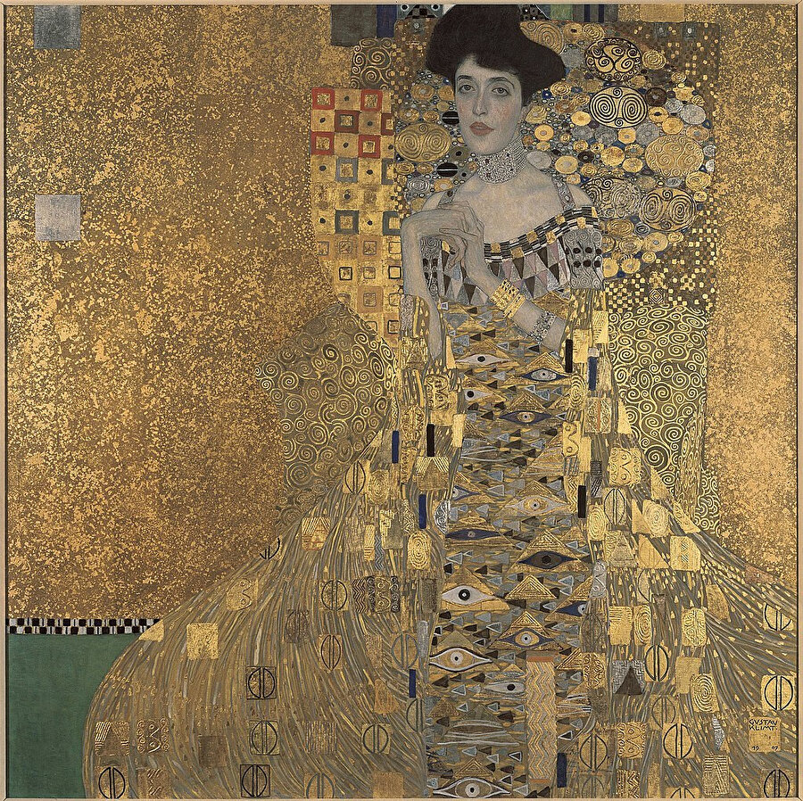 1907 yılında yapılan Adele Bloch-Bauer'in Portresi I isimli portre.