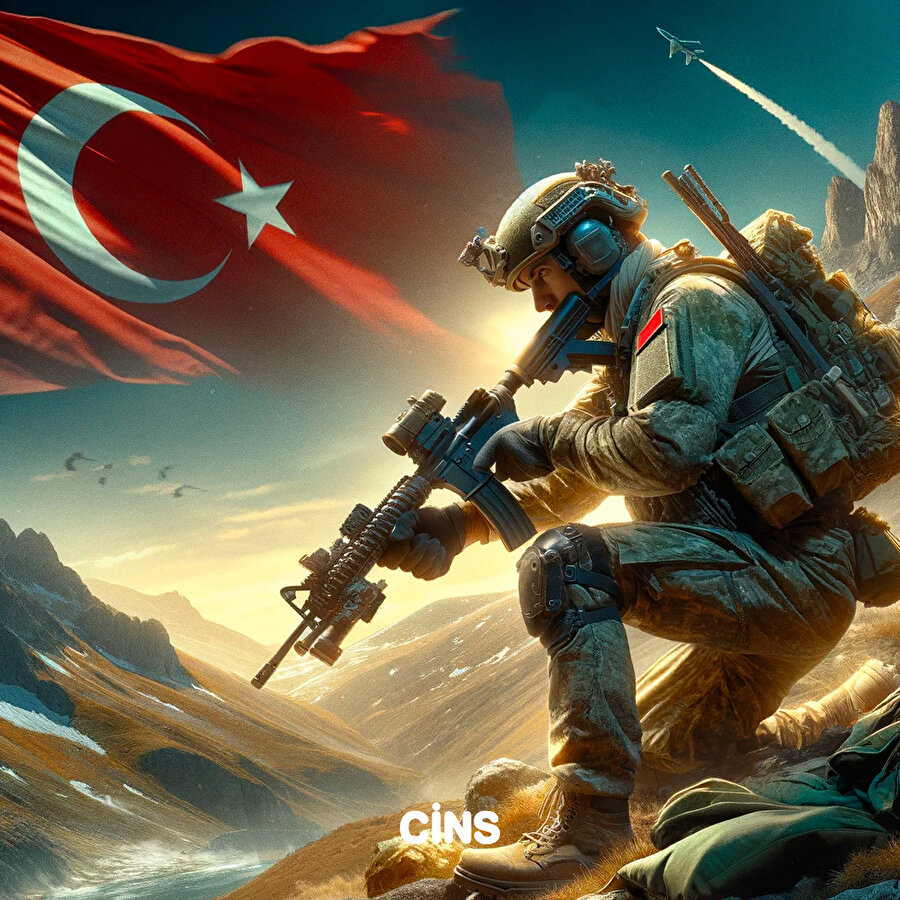 Bin atlı akınlarda çocuklar gibi şendik