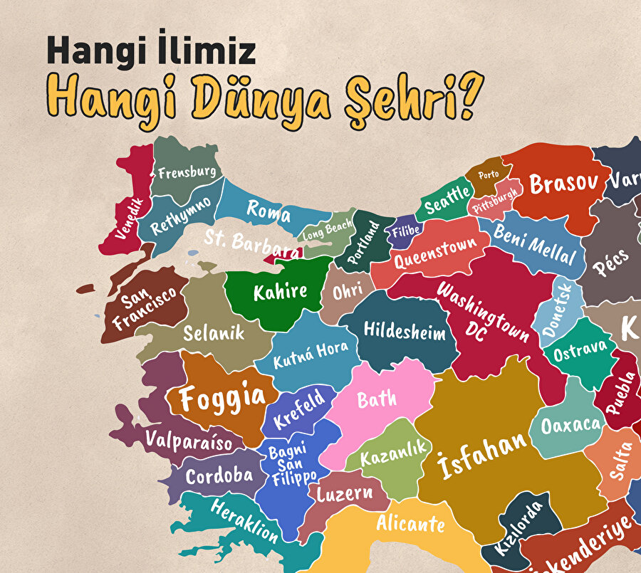 Şehirlerimiz hangi dünya illerine benziyor