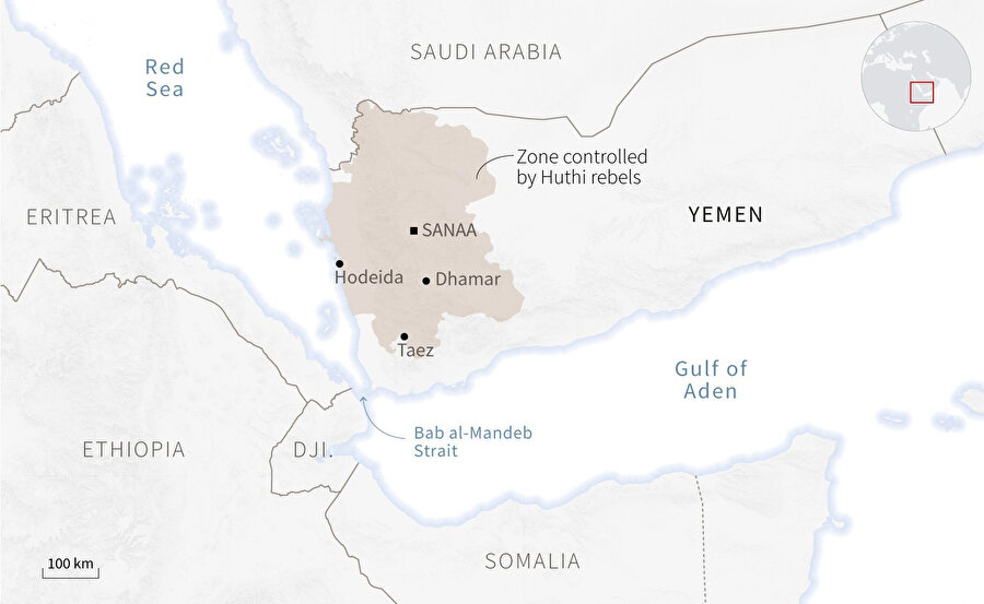 ABD ve İngiltere, başkent de dahil olmak üzere Yemen'de Hûsîlerin kontrolde olduğu alanları vuruyor