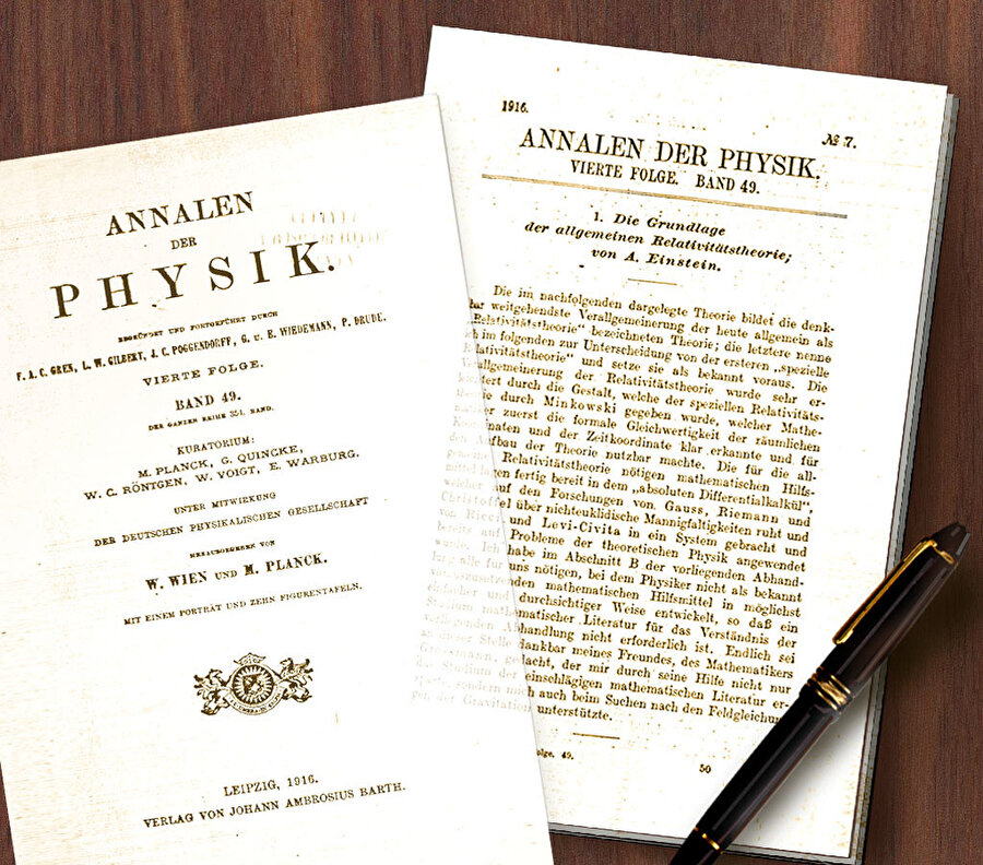 Einstein’ın “mucizevi yılı” (Annus Mirabillis): Annalen der Physik.