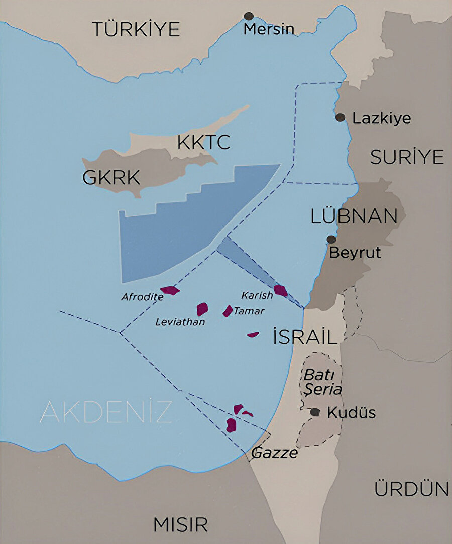 Güneydoğu Akdeniz enerji kaynakları ve muhtemel rezervleri.
