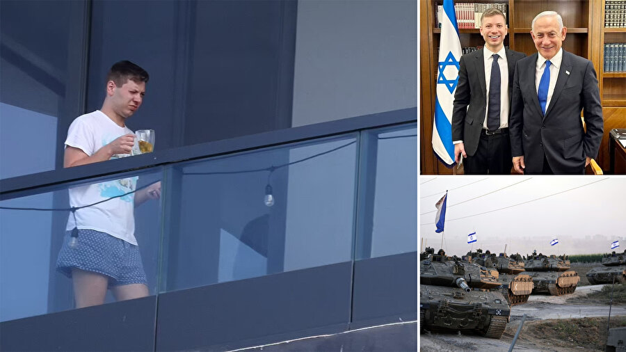 İsrail ordusu tüm dünyanın gözü önünde Gazze'de katliam yaparken, Netanyahu'nun oğlu ancak arada sırada ülkesine gidiyor.