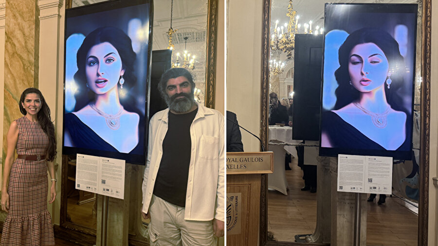 Brüksel'de Anadolu simgeleri dijital sanatla buluştu.