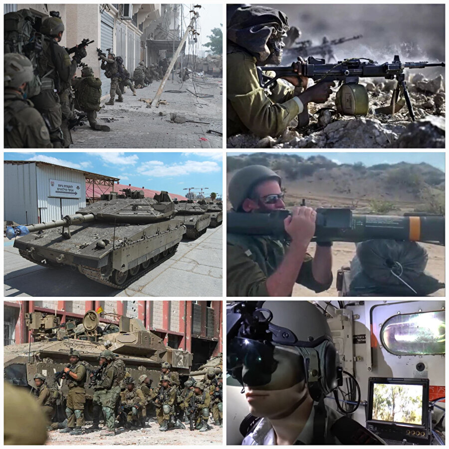 İsrail; yeni tüfek, tank, zırhlı araçlar, havan mühimmatı ve füzelerini Gazze'deki Filistinliler üzerinde deniyor.