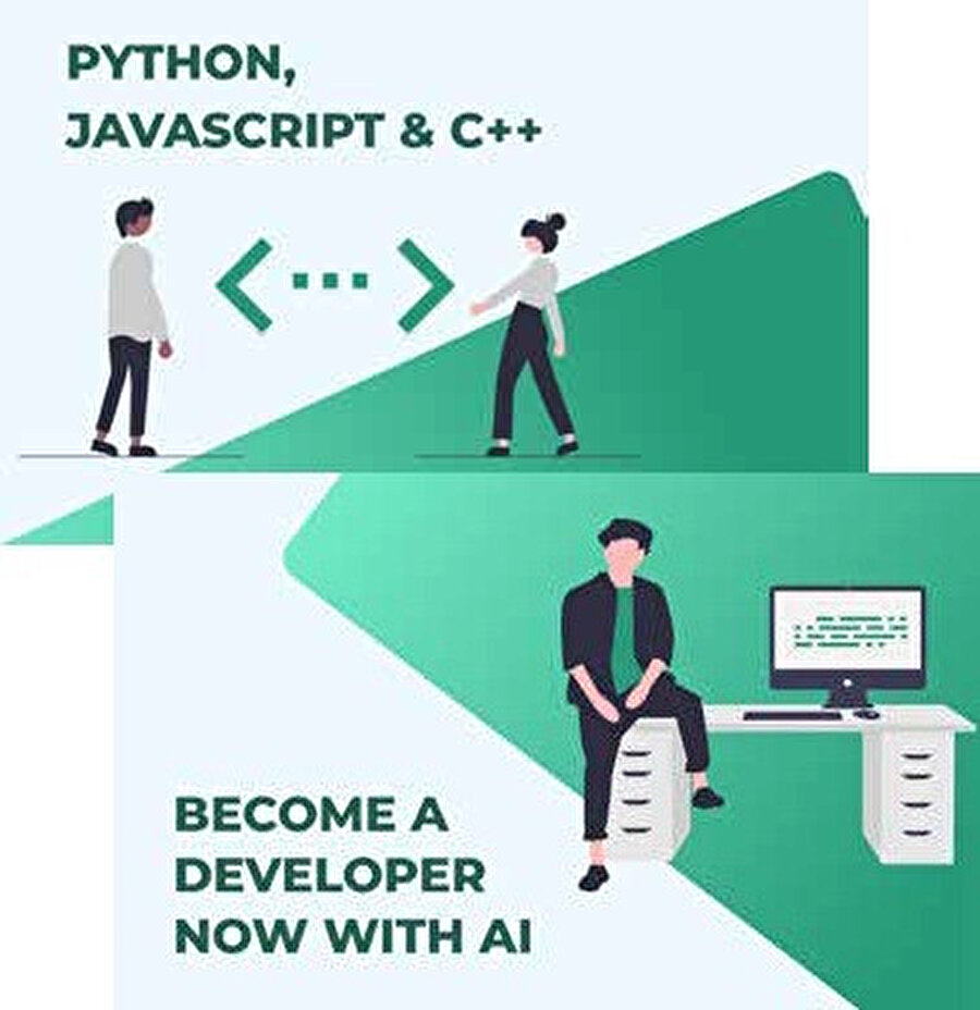 Python, Java, JavaScript, C++ gibi popüler kodlama dillerinde uzmanlaşabilir, kod yazarken gerçek zamanlı Al yardımı alabilirsiniz. 