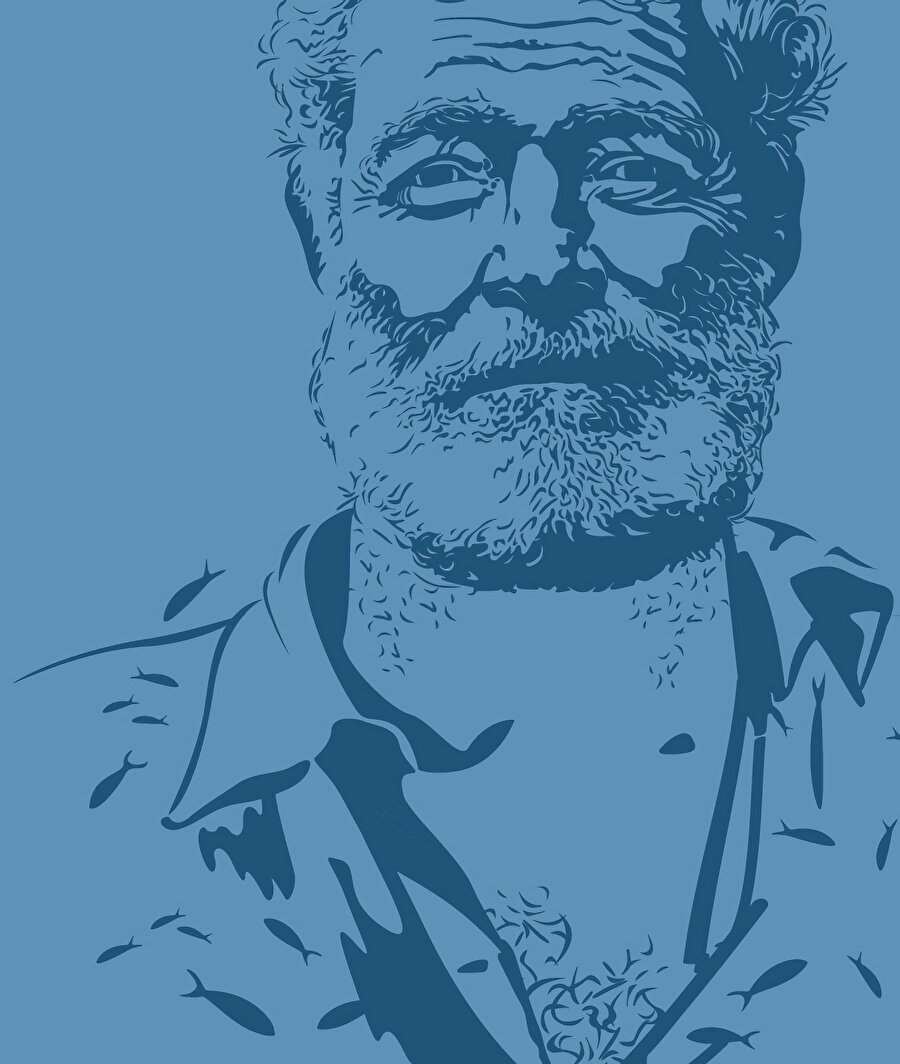 Minimalist yazar Hemingway.