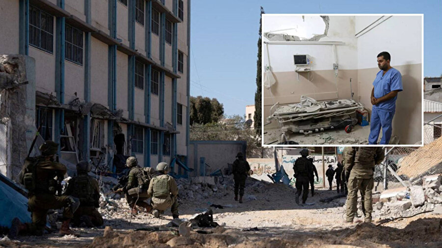 ​İsrail Nasır Hastanesi'ni askeri kışlaya çevirdi