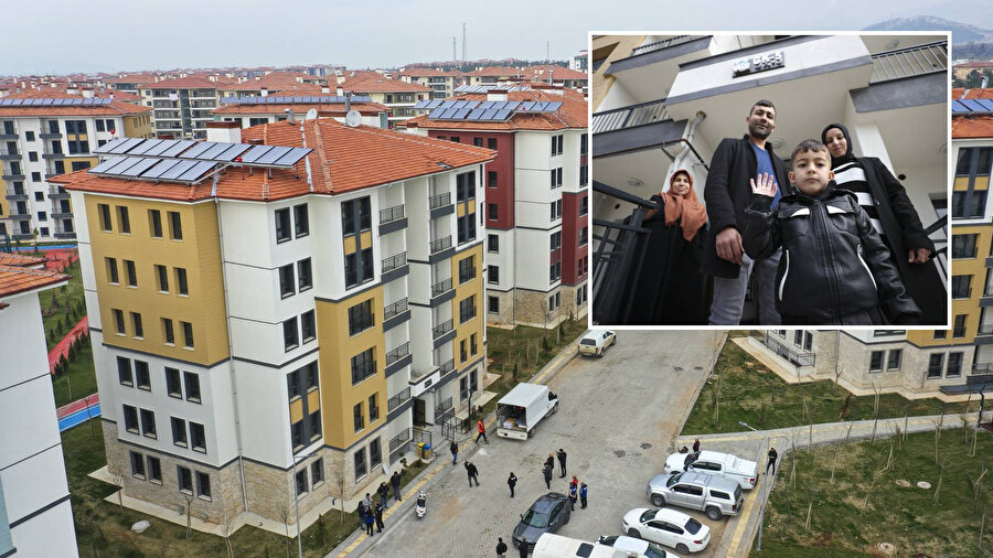 ​İslahiye'deki afet konutlarına ilk depremzede aile yerleşti