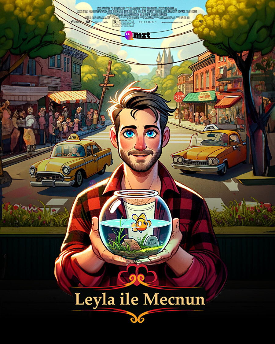 Dizilerin animasyon afişi