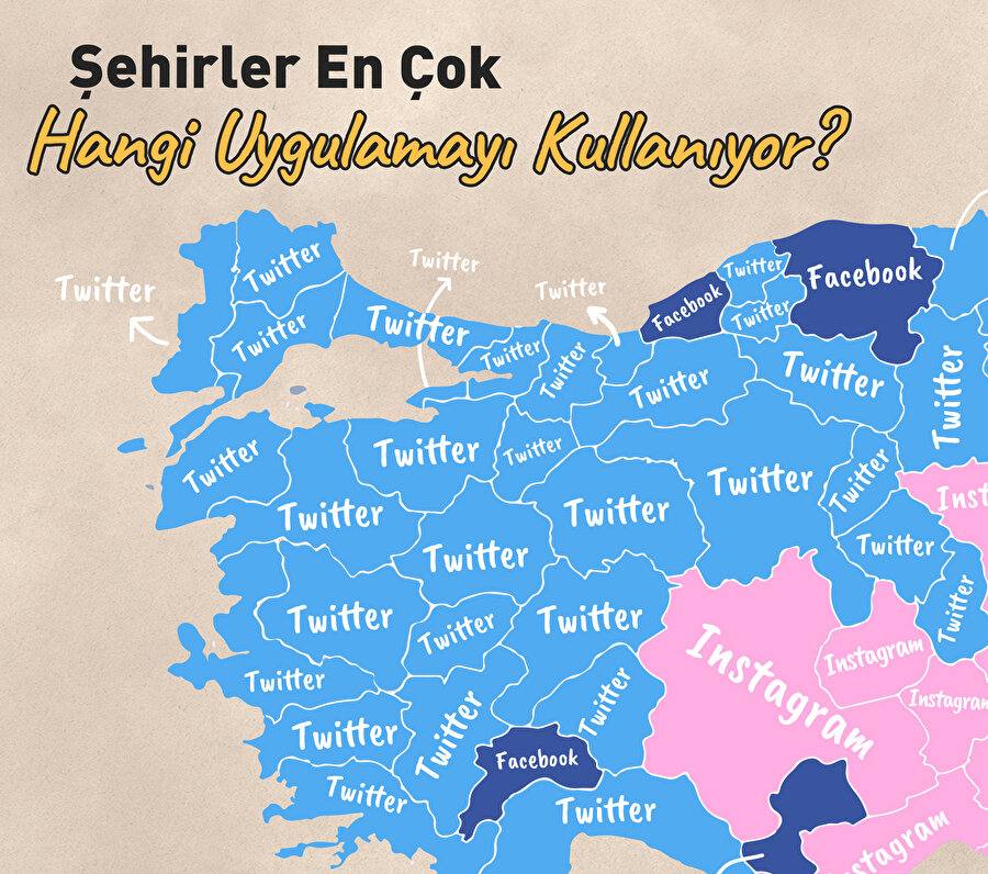 Hangi Şehrimiz En Çok Hangi Uygulamayı Kullanıyor?
