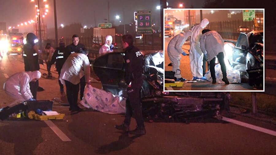 TEM Otoyolu'nda kaza: Otomobil yayalara çarptı, 5 kişi hayatını kaybetti