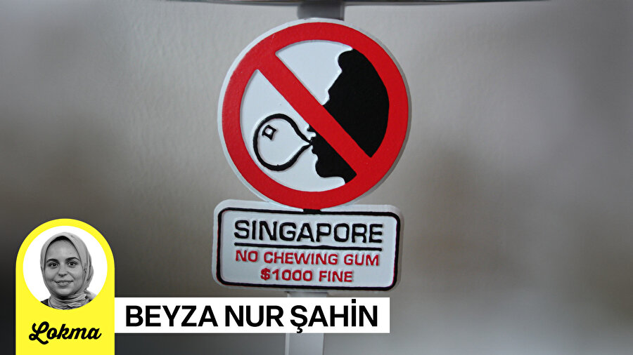 Sakız çiğnemenin cezası 3000 dolar! 