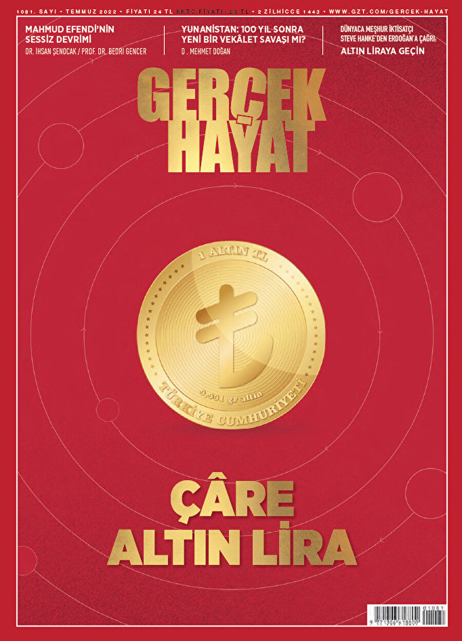 Altın Türk Lirası.