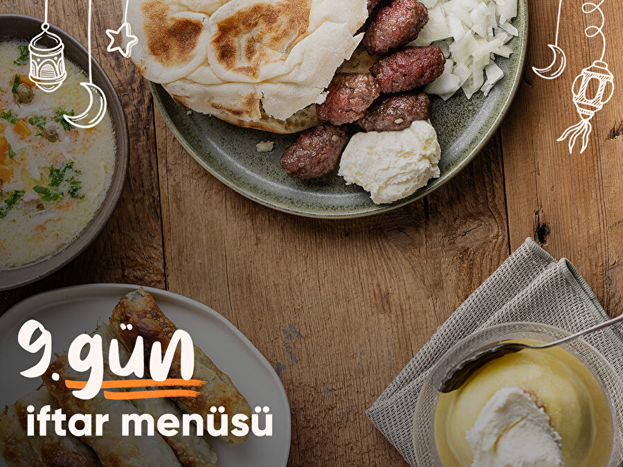 9.gün iftar menüsü Bosna'dan!