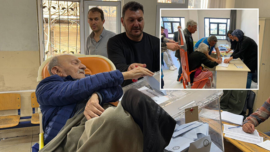 Hastanede tedavi gören hastalar sandığa götürüldü