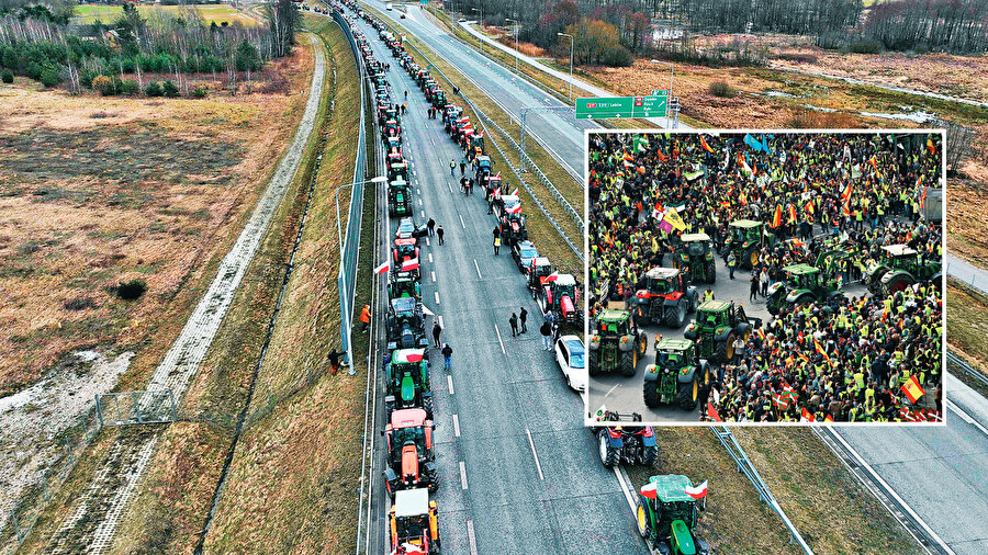 Ziraatımızı tarumar eden planlara tepkiyi de gâvurun çiftçisi veriyor.
