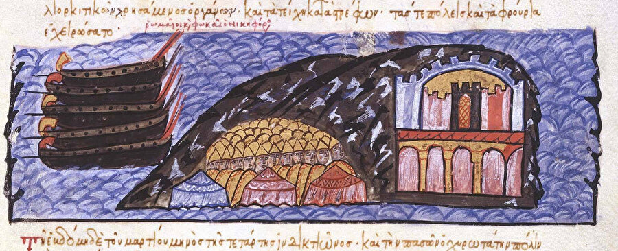 Nikephoros Phokas kumandasındaki Bizans kuvvetleri, bir yıl süren kuşatmadan sonra 961’de Girit’i geri aldılar.