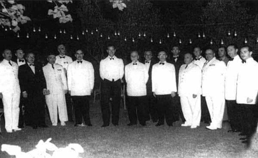Prens Philip, 4 Suriye devlet başkanıyla bir arada