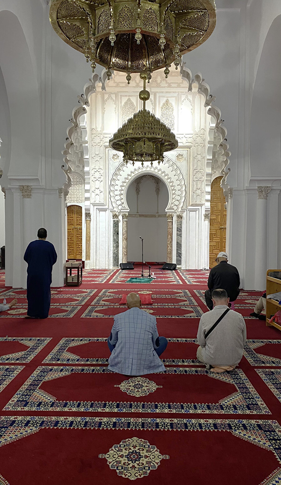 Kutubiyye Camii’nin içi.
