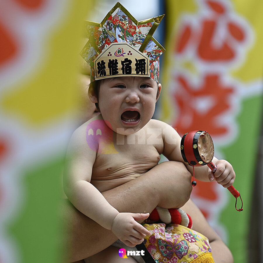 ​Tokyo'da ağlayan bebek sumo festivali