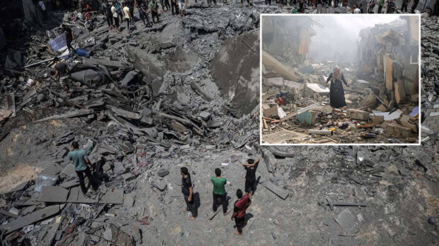 ​Gazze'de enkaz altında kalan 10 binden fazla kişi kayıp