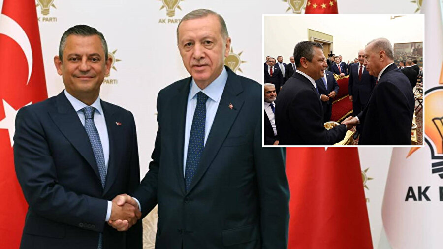 Cumhurbaşkanı Recep Tayyip Erdoğan ve CHP Genel Başkanı Özgür Özel