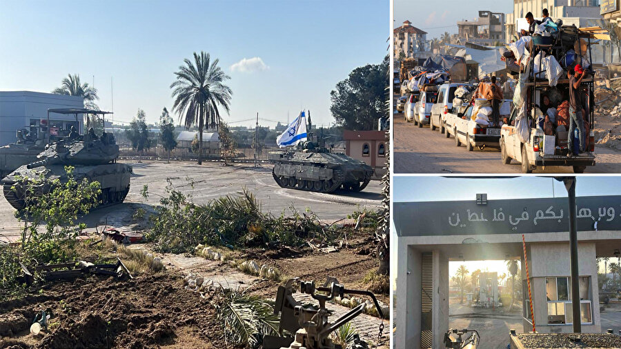 İsrail ordusu, 6 Mayıs'ta yaptığı açıklamada, zorla yerinden edilmiş Filistinlilerin sığındığı Refah'ın doğusundaki bazı mahallelerin boşaltılmasını istemiş, bu sabah da Gazze Şeridi’nin Refah kentine kara saldırısı başlatarak Mısır’la olan sınır kapısının Gazze tarafını ele geçirdiğini duyurmuştu.