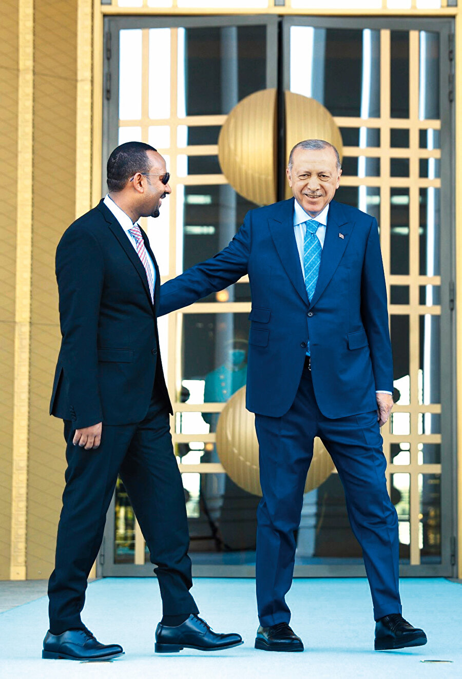 Cumhurbaşkanı Erdoğan ve Etiyopya Başbakanı Ahmed.