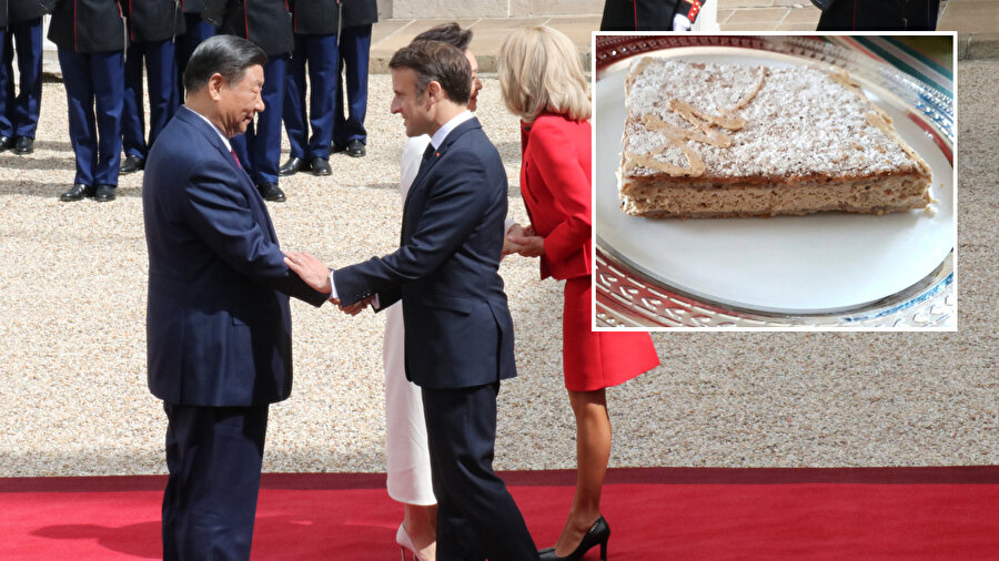 Çin Devlet Başkanı Şi Cinping, 3 ülkeyi kapsayan Avrupa gezisinde, ilk durağı Paris'te Emmanuel Macron tarafından karşılandı