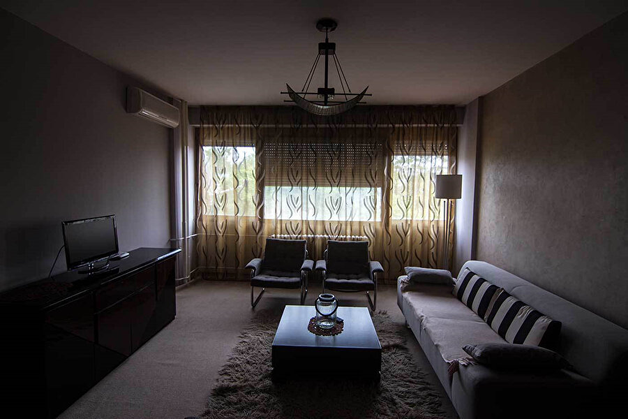 Yapıdaki bir konutun salonu. Fotoğraf: Sofija Jovanović 