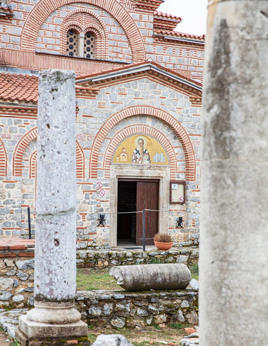 Sveti Naum Manastırı.