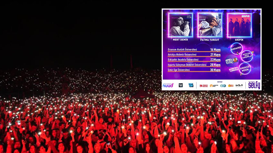 Selfy ile GZT, kampüs festivallerinde öğrencilerle buluşuyor