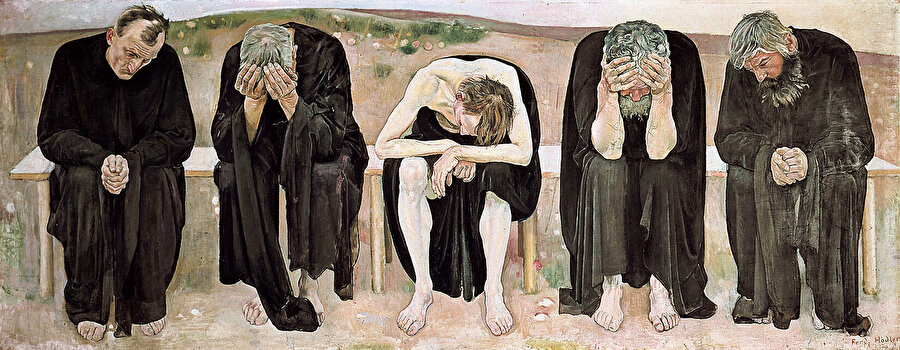 Ferdinand Hodler, Hayal Kırıklığına Uğrayanlar (1892).