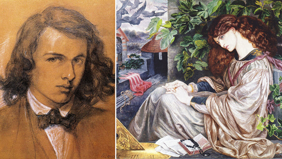Dante Gabriel Rossetti. - Pia de' Tolomei, 1868.