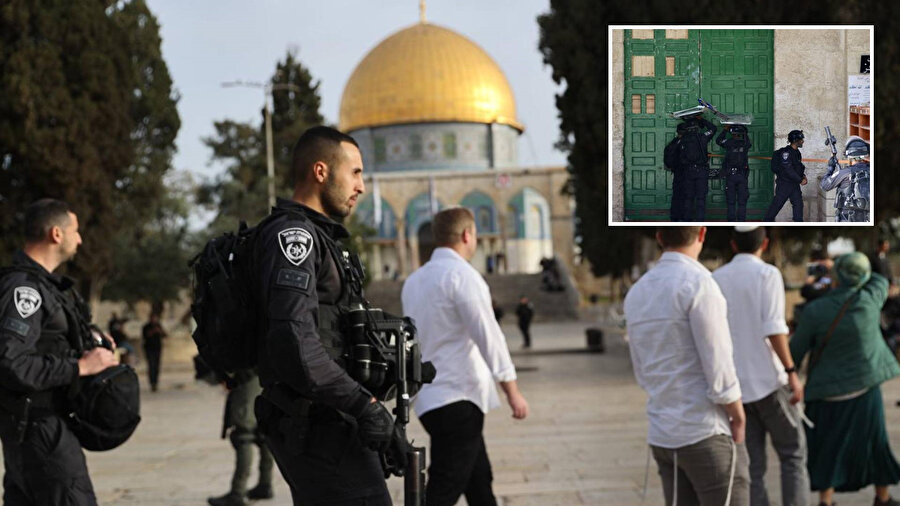 Mescid-i Aksa'ya baskın düzenlendi