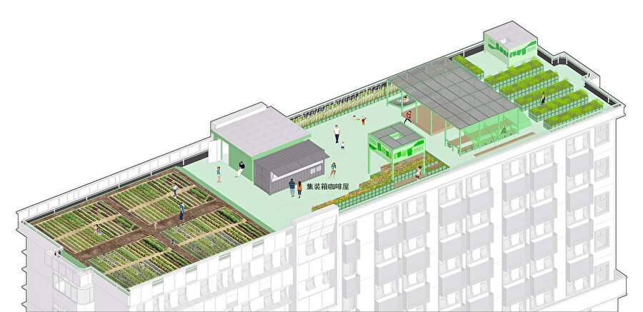 nNanshan Street Work Committe ve RE-LOOK Studio kominiteleri, Boonself Apartment ile işbirliği yaparak ayda bir veya iki kez gençlere yönelik topluluk hizmeti verebiliyor.