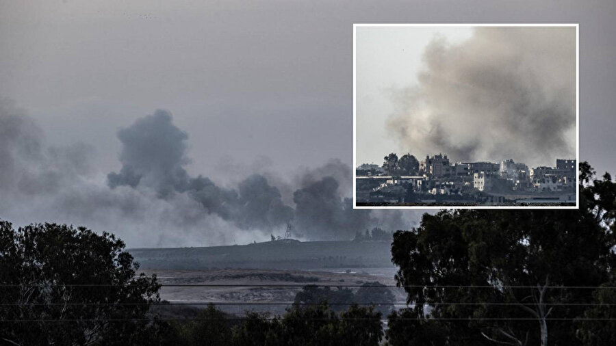 İsrailin Refah'ta bir eve saldırı düzenledi