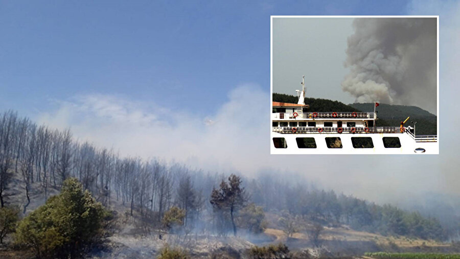 Manisa, İzmir ve Çanakkale'de yangın