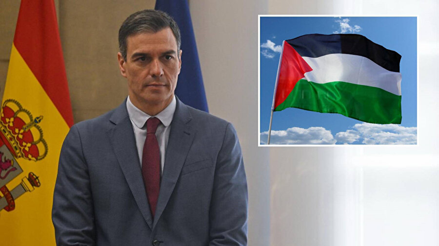 İspanya Başbakanı Sanchez: Bütün Avrupa ülkelerini Filistin'i tanımaya çağırıyoruz 