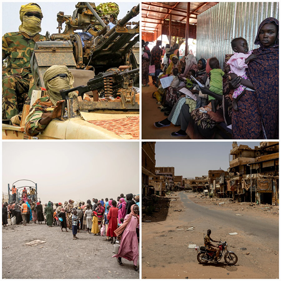 Sudan'daki çatışmalar, sivil nüfusun daha önce görülmemiş düzeylerde kitlesel olarak yerinden edilmesine neden oluyor.