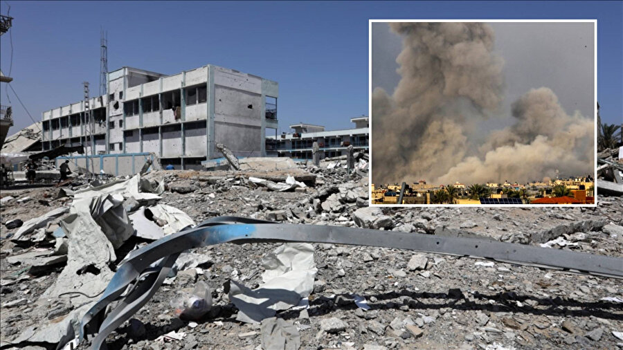 İsrail Gazze'de UNRWA'ya ait okullara saldırı düzenledi