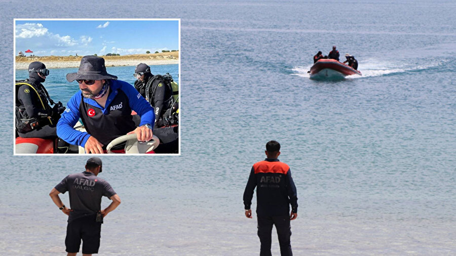 Van Gölü'nde kaybolan Ahmet Hilmi, 8 gündür aranıyor.