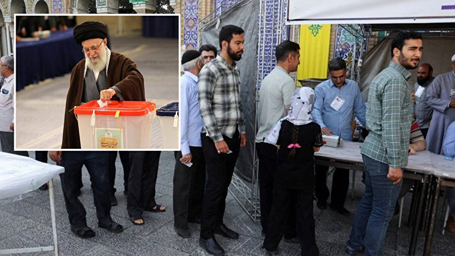 İran'da cumhurbaşkanı seçimi için oy verme süresi uzatıldı.